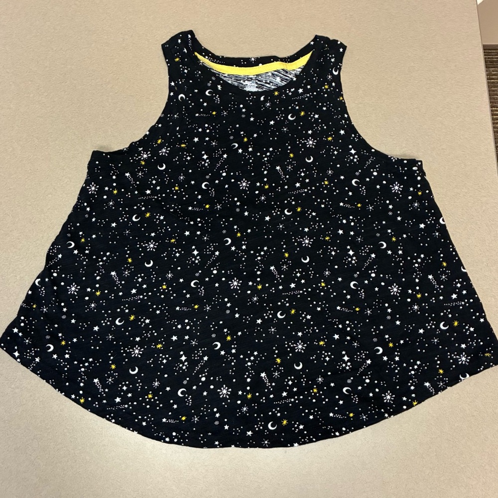 Secret Treasures Black Celestial Tank Top